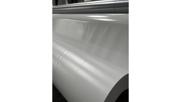Livite 610GSM white wholesale PVC ripstop tarpaulin materials is in production.