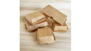 Coated kraft paper box