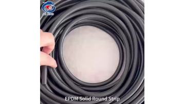 Epdm Black Solid Round Strip