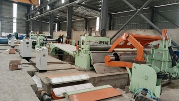 High precision steel sheet slitting line