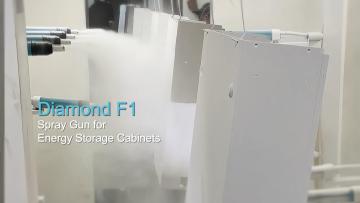 Diamond F1 Spray Gun for Energy Storage Cabinets