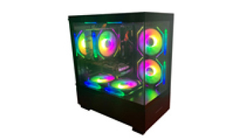 12th Gen Intel i3-12100F 8GB SSD RX550 4GB DDR5 Quad Core Win-11 Gaming Desktop PC for Office & Home Use1