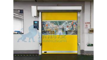 PVC high speed door production