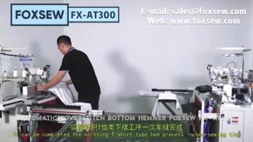Automatic Coverstitch Bottom Hemmer for Polo Shirts