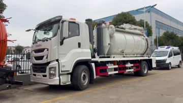 ISUZU sewage pump truck