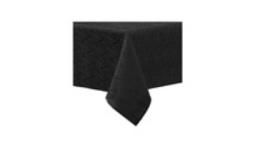 High Quality Luxurious Jacquard Polyester Dining Room Vintage Printing Wedding Black Tablecloths1