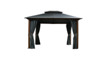 High Quality Outdoor Waterproof Polyester Steel Tube Gazebos for Sale1