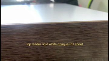 top leader rigid white opaque PC sheet