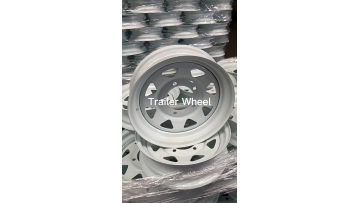 Customized 13x4.5 8 Spoke Steel Wheel 5x114.3 13 Inch Chrome Trailer Wheel Rim1