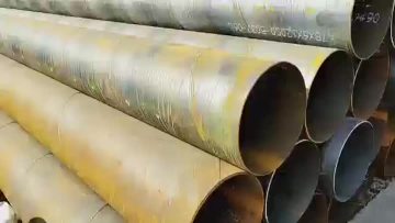 Threaded welded pipe