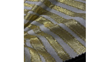 popular design100% lurex polyester jacquard  fabric woven fabric  for garments1