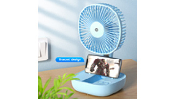 DP New Home Office Mini Standing Fan Foldable Hand Fan Desktop Desk Table Rechargeable Fan With Light1