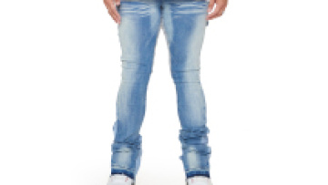 Factory Directly Wholesale Custom High Street Mens Ripped Stretch Denim Pants Baggy Jean Trousers For Men1