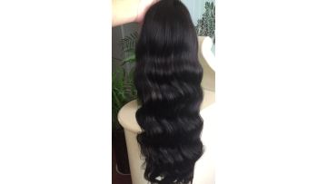 Gold Supplier 100% Brazilian Human Hair Wholesale Price Front Swiss Lace body Wave Wig1
