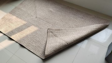 polypropylene braided woven brown indoor outdoor rug carpet woven out door rugs1