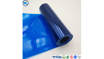 Clear Blue PVC PVDC