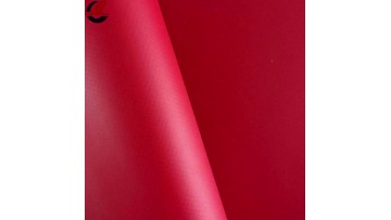Red pvc vinyl tarps fabric