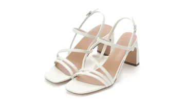 Summer Sandals with Heels Cork Chunky Heel Cross Ankle Strap High Heels1