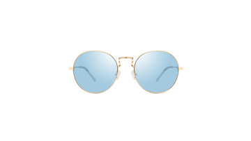 Brand Fashion Metal Round Frame Chinese Color CR-39 Lens Sunglasses1