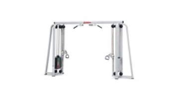 Adjustable cable crossover exercise machine