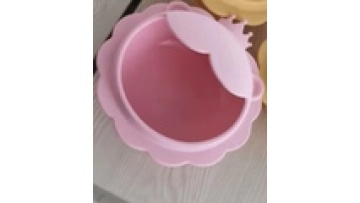 LD-KH0189 Cute Suction Slip Resistant Baby Kids Food Silicone Feeding Bowl For Toddler kids1