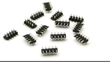 2.54mm Pitch Pin header Connector Dual Row SMT H1.0mm 2x5P