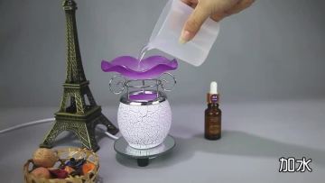 Crystal Wax Melt Warmer Electric Wax Burner Essential Oil Warmer Fragrance Night Light Lamp1