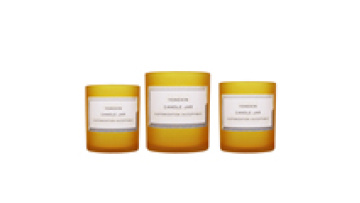 Wholesale Round Glass Vessel Private Label Custom Candle Jar with Lid1