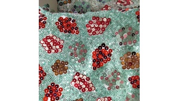 2021 new Dark Blue Unique sequins velvet soft women's long velvet fabric for dress1
