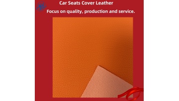 Soft Touch PVC Car Seat Cover Featuring Realistic Artificial Leather