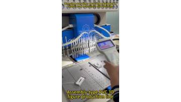 Assembly-type PVC 3D figure production line