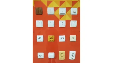 European Style One Gang One Way Wall Switch (F3001)1