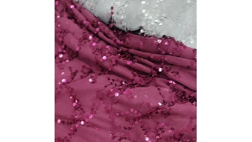 2022 sequin lace fabric nigerian fringe embroidery sequin fabric red grey for dresses1