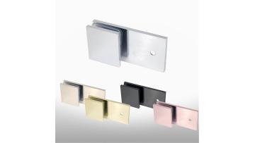 SVA-B027C 90 Degree Wall to Glass Bracket Shower Door Clamp