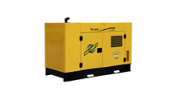 Water-cooled four cylinder 30kva generador diesel with super silent canopy1