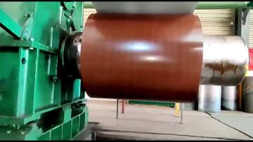 Color coating roll