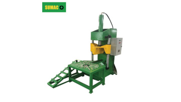 Tire cutter machine