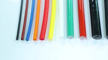 14mm white 2500v best fiberglass sleeving coated silicon rubber with excellent dielectric/automatic flame off-self/softness1