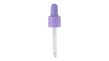 18 415mm purple plastic dropper