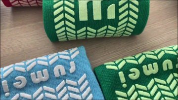 unisex custom color non anti-skid slipper hospital socks1