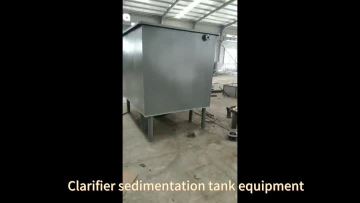 Clarifier sedimentation tank equipment
