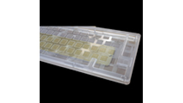 Xiamen Custom Machining RGB Transparent Pc Polycarbonate Mechanical Keyboard Case Aluminum Cnc Keyboard1
