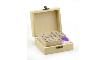 mini toy wooden stamp 