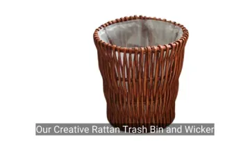 Handwoven Rattan Storage Bin for Home Eco Friendly Organization1