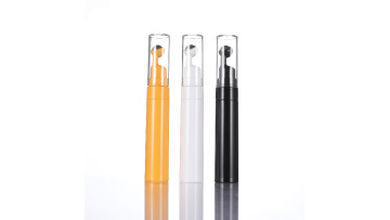 airless eye cream bottle with metal roller