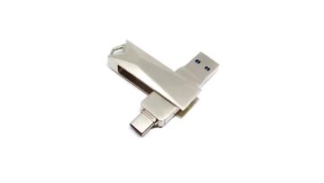 2 In1 Swivel metal USB3.0/TYPE-C USB Stick