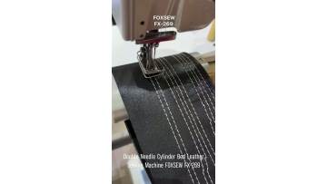 Double Needle Cylinder Bed Leather Sewing Machine