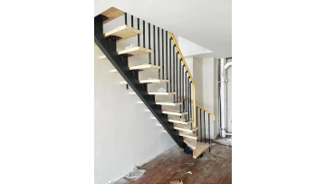 mono stair steel stringer beam stair