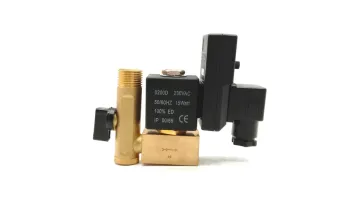 1/2′′ Air Compressor Timer Controlled Condensate Solenoid Auto Drain Valve 24VDC 110VAC 220VAC1