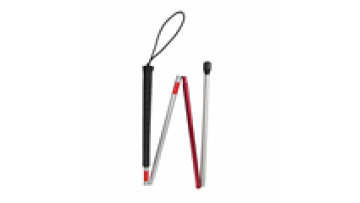 Folding Five-Section Lightweight Aluminum Blind Walking Stick Cane with Reflection Tape1